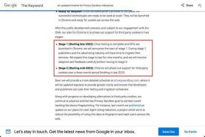 Chrome、サードパーティCookie廃止を先送り
