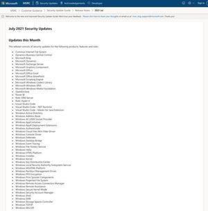 Microsoft、7月の月例更新プログラムリリース - 117の脆弱性を修正