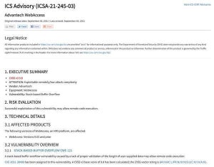Advantech WebAccessに脆弱性、リモートから任意のコード実行の恐れ