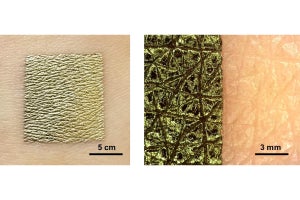 極薄・軽量の皮膚貼り付け電極で心電図の1週間連続計測に東大が成功