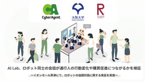 ロボット同士の会話は通行人の行動や購買促進に影響を与えるか？