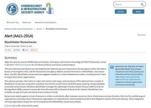 FBIら米政府機関、BlackMatterランサムウェアに関するアドバイザリをリリース