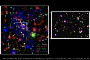 プランク衛星が捉えた明るいサブミリ波源、すばる望遠鏡などの観測で正体が判明