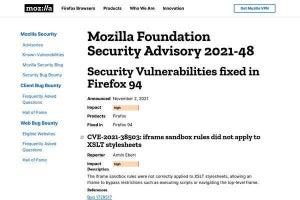 FirefoxとThunderbirdに脆弱性、アップデートを