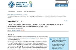 FortinetとMicrosoft Exchangeの脆弱性突くサイバー攻撃継続中、要注意