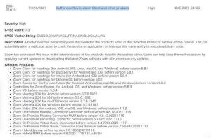 Zoomクライアントに2件の脆弱性、最新版へのアップデートを