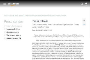 AWSの分析サービス「Redshift」「MSK」「EMR」にサーバレスオプション登場