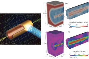 ブラックホール近傍の極超高磁場を実験室でも実現できる可能性、阪大が確認