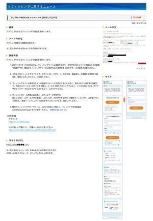 アフラックを偽るフィッシング確認、注意を