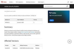Adobe Acrobatなどに緊急の脆弱性、直ちにアップデートを