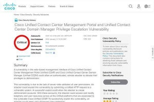 シスコ製品に緊急の脆弱性、確認とアップデートを