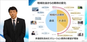 地域貢献を目指すNTT東、非通信事業にチャレンジ - 井上社長