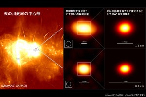 ブラックホール「いて座A*」のジェット噴出方向は地球に向いている、国際研究で判明