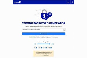 数秒で強力なパスワードを作成できるツール無償公開、エフセキュア