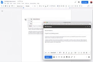 GoogleドキュメントでGmail"下書き"、メール作成のコラボレーションが容易に