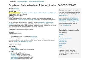 Drupalに脆弱性、アップデートを