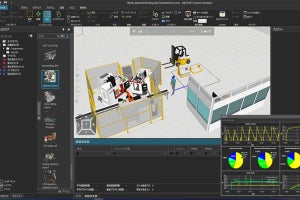 三菱電機、生産設備などを3D空間上に構築・検証できるシミュレータを発売