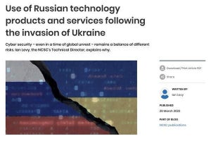 英国当局、ロシア製ソフトやサービスの使用を「よく考えるよう」通達