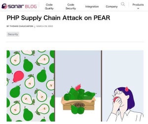 PHPパッケージ「PEAR」に2件の脆弱性、15年以上前から存在か