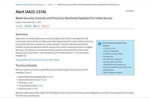 犯罪者は侵入時に脆弱なセキュリティ管理と慣習を悪用、確認と対策を