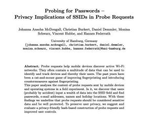 Wi-Fi接続のプローブ要求を悪用してユーザーを追跡できることが判明