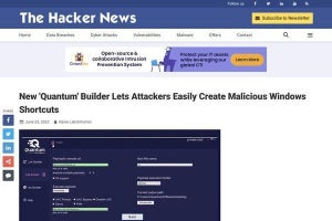 Windowsショートカットファイルを悪用する新たなマルウェアが登場