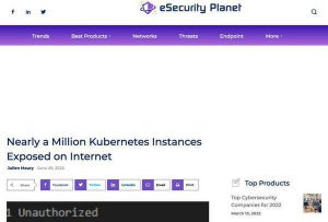 誤設定のKubernetesインスタンスが90万超存在、保護対策の実施を