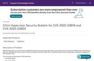 Citrix Hypervisorに重要な脆弱性、アップデートを