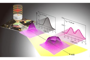 京大、励起子スピンが室温で特異な時空間ダイナミクスを示すことを発見