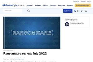 7月のランサムウェア動向、最もコスト高のContiが引退も新種が台頭