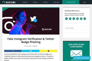 InstagramやTwitterの認証バッチ悪用するサイバー攻撃にだまされないために