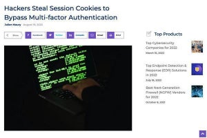 多要素認証をバイパスする新しい攻撃、CookieをダークWebで売買