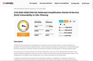 Palo Alto Networks PAN-OSの脆弱性の活発な悪用を確認、更新を