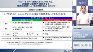 金融庁から変わらなければ世の中は変わらない - 金融業界の変革を後押しする金融庁のDX