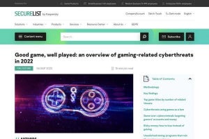 サイバー脅威が最も多いゲームはマインクラフト、それでも前年比36％減