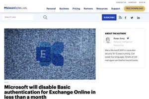 Microsoft、Exchange Onlineのベーシック認証を1カ月以内に無効化