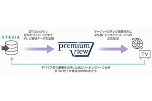 電通、コネクテッドTVにテレビの視聴データ用いたターゲティング広告配信