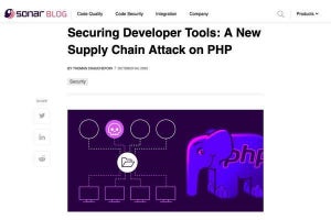 PHPがサプライチェーン攻撃の標的に、確認を