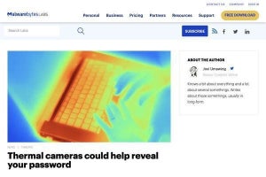 サーマルカメラがパスワード窃取に悪用される恐れ、要注意