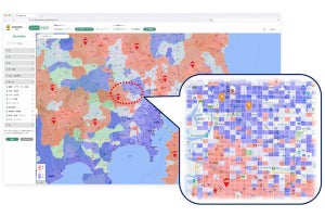 三井住友カード、決済データを基にした消費分析地図サービス