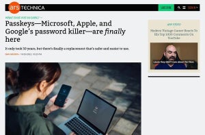 パスワードの代替「パスキー」が続々登場、Microsoft・Apple・Googleが対応