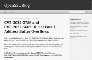 OpenSSLにリモートコード実行の脆弱性、アップデートを
