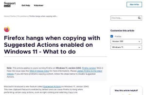 Windows 11の新機能でFirefoxがハングアウト