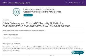 シトリックスの複数製品に緊急の脆弱性、ただちにアップデートを