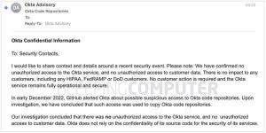 OktaのプライベートGitHubリポジトリに不正アクセス、ソースコード流出