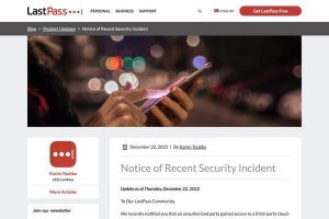 パスワード管理サービス「LastPass」のバックアップ環境に不正アクセス