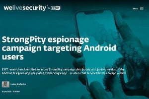 Androidユーザー標的にしたスパイ登場、正規のアプリに似ていても警戒を