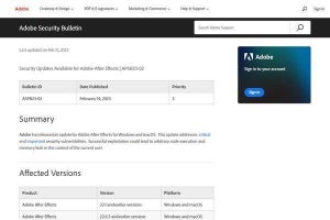 Adobeに緊急の脆弱性、ただちにアップデートを