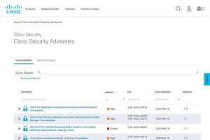 シスコの複数製品に緊急の脆弱性、ただちにアップデートを