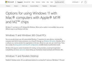 Microsoft、Apple M1/M2の仮想環境でWindows 11の実行を認定